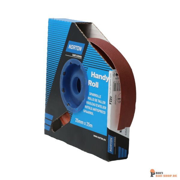 nortonschleifmittel/NORTON_schleifmittel_63642531802 Handy Rolls Norton R222 25.00x25m Grit 220_140697